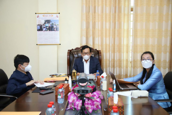 ឯកឧត្តមបណ្ឌិត អុិត សំហេង អញ្ជើញដឹកនាំកិច្ចប្រជុំអន្តរក្រសួង ដើម្បីពិនិត្យលើការអនុវត្តអនុសញ្ញាអន្តរជាតិខាងការងារលេខ៨៧