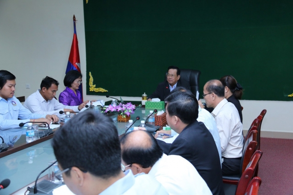 កិច្ចប្រជុំត្រៀមរៀបចំកម្មវិធីសម្រស់ឯកវាយនភណ្ឌឆ្នាំ២០១៧