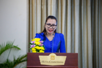 មន្ត្រីជាន់ខ្ពស់ក្រសួងការងារជំរុញឱ្យបង្កើនវត្តមានស្ត្រីក្នុងតួនាទីដឹកនាំក្នុងវិស័យកាត់ដេរ ដើម្បីពង្រឹងសេដ្ឋកិច្ចជាតិ និងសមភាពយេនឌ័រ