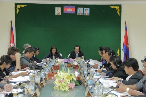 កិច្ចប្រជុំគណៈកម្មការវាយតម្លៃគម្រោងនៃកម្មវិធីរួមជាមួយអង្គការសហប្រជាជាតិស្តីពីមុខរបរ និងការងារ​សម្រាប់យុវជននៅប្រទេសកម្ពុជា