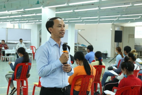 សប្តាហ៍នេះ ក្រសួងការងារ រៀបចំវគ្គបណ្តុះបណ្តាលជំនាញទន់ ដល់រោងចក្រ-សហគ្រាស ចំនួន៦ មានកម្មករនិយោជិតប្រមាណជិត១ម៉ឺននាក់