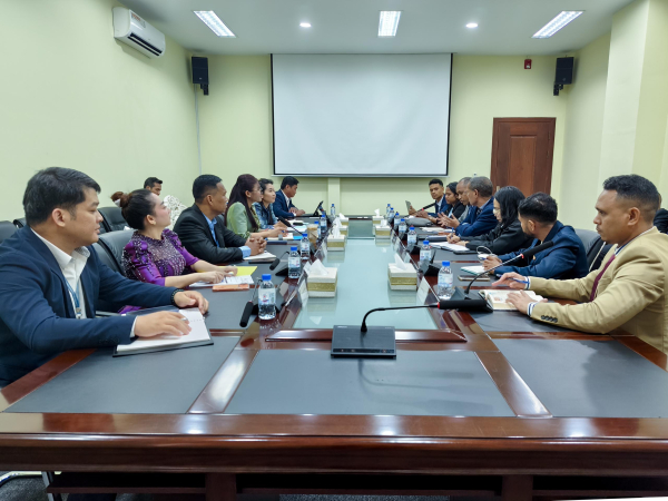 ក្រសួងការងារ ចែករំលែកបទពិសោធពីការអភិវឌ្ឍវិស័យការងារ សន្តិសុខសង្គម និងបណ្តុះបណ្តាលវិជ្ជាជីវៈ ជាមួយគណៈប្រតិភូនៃប្រទេសទីម័រឡេស្តេ