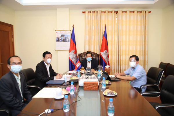 ប.ស.ស. បើកកិច្ចប្រជុំលើកទី៦ អាណត្តិទី១ ក្នុងការពិភាក្សាត្រួតពិនិត្យ អនុម័តសម្រេច លើសេចក្តីព្រាងអនុក្រឹត្យ ស្តីពីការបង្កើតក្រុមប្រឹក្សាវេជ្ជសាស្ត្រ នៃបេឡាជាតិសន្តិសុខសង្គម តាមប្រព័ន្ធវីដេអូ