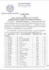 សេចក្ដី​ជូន​ដំណឹង ស្ដីពី​បេក្ខជន-បេក្ខនារីជាប់ក្នុង​បញ្ជី​ដំបូង (Long List)​ សម្រាប់​កម្មវិធី​សម្រស់ឯក​វាយន​ភណ្ឌ​ឆ្នាំ២០១៨