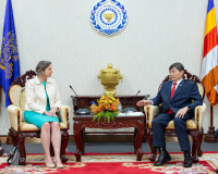 កម្ពុជា-អូស្ត្រាលី បន្តពិភាក្សាគ្នាស្វែងរកឱកាសដើម្បីពង្រីកកិច្ចសហប្រតិបត្តិការថ្មីៗបន្ថែមទៀតលើការអភិវឌ្ឍជំនាញនៅកម្ពុជា