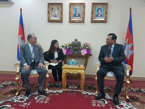 គណៈប្រតិភូអ្នកវិនិយោគិនជប៉ុនចូល ជួបសម្តែងការគួរសម និងស្វែងយល់ក្នុងភាពជាដៃគូរឆ្ពោះទៅរកកិច្ចសហប្រតិបត្តិការ លើវិស័យការងារ និងបណ្តុះបណ្តាលវិជ្ជាជីវៈ