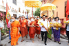 ថ្នាក់ដឹកនាំ មន្ត្រីរាជការក្រសួងការងារ និងបណ្តុះបណ្តាលវិជ្ជាជីវៈ ដង្ហែរកឋិនទានចូលវត្តមហាមន្ត្រី ដើម្បីប្រមូលបច្ច័យកសាងសមិទ្ធផលក្នុងវត្ត
