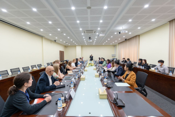 លោកជំទាវ សុវណ្ណ វណ្ណារតន៍ ទទួលជួបពិភាក្សាការងារទ្វេភាគីជាមួយស្ថាប័ន ACT&nbsp;