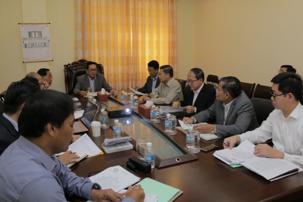 កិច្ចប្រជុំពិភាក្សាលេីសេចក្តីព្រាងបទបញ្ញត្តិសម្រាប់អនុវត្តច្បាប់ស្ដីពីការងារ អំពីលក្ខខណ្ឌការងារសម្រាប់ការងារផ្ទះ